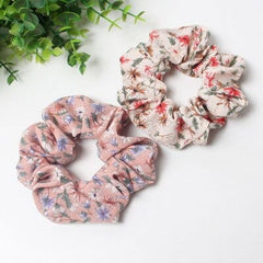 2pcs/lot Stripes And Dots Elastic Scrunchies New Hot Ponytail Holder Hairband Hair Rope Tie Fashion Stipe For Women Girls