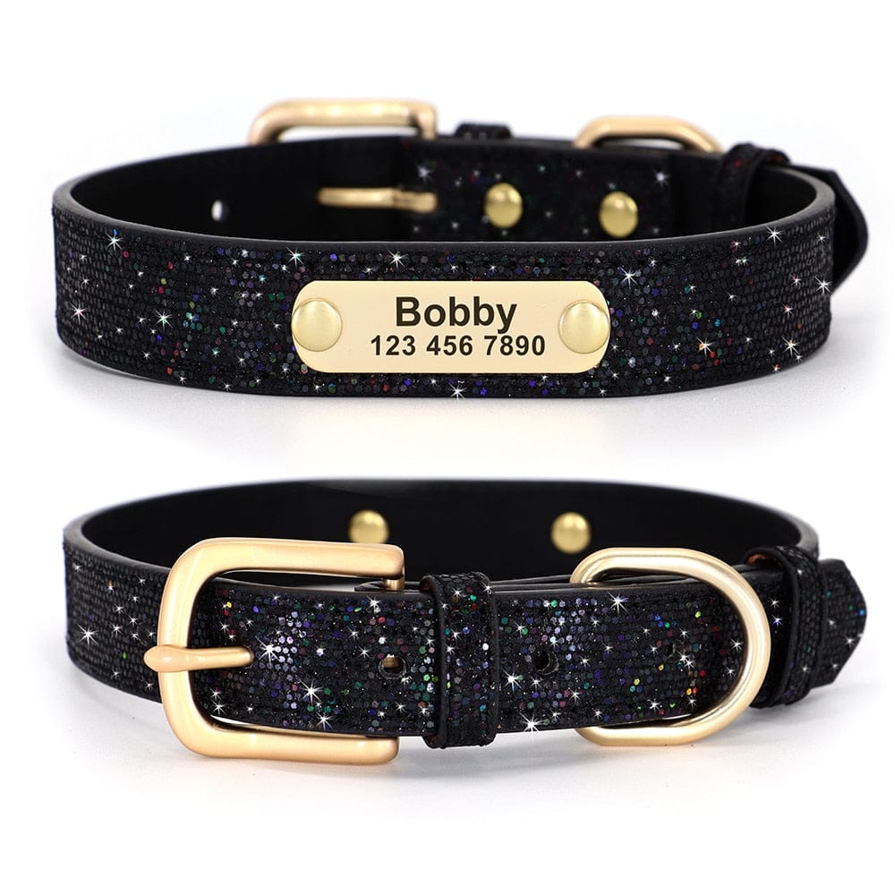 Leather Cat Collar Personalized Cat Collar For Puppy Small Dogs Pet Kitten Nameplate Collar Free Engraving Adjustable - Wowza