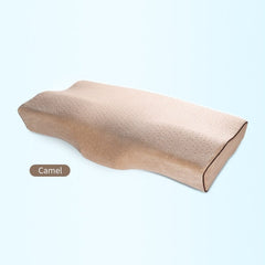 Memory Foam Leg Pillow Bed Orthopedic Neck Protection Slow Rebound Memory Pillow Butterfly Shaped Health Cervical Neck Size 60/50 cm