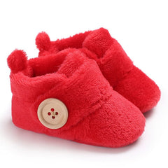 Lovely Warm Design Baby Girls Boys Toddler First Walkers Baby Shoes Soft Slippers Cute Shoes Winter Non-Slip Baby Warm Shoes