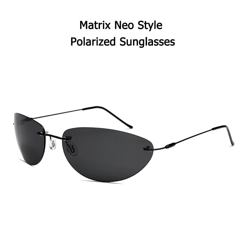 JackJad 2021 Fashion Cool The Matrix Neo Style Polarized Sunglasses Ultralight Rimless Men Driving Brand Design Sun Glasses Ocul