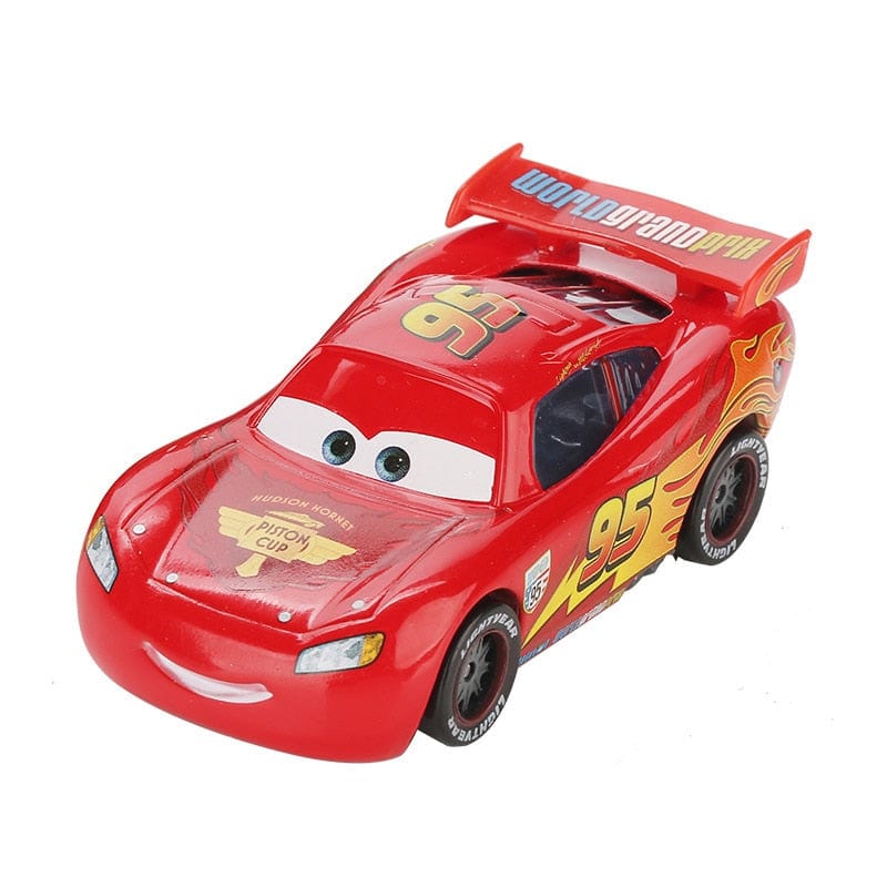 Disney Pixar Cars 2 3 Lightning McQueen Jackson Storm Doc Hudson Mater 1:55 Diecast Metal Alloy Model Car Birthday Gift Boy Toys