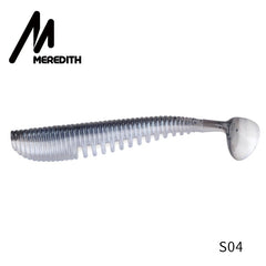 MEREDITH Awaruna Fishing Lures 8cm 9.5cm 13cm Artificial Baits Wobblers Soft Lures Shad Carp Silicone Fishing Soft Baits Tackle