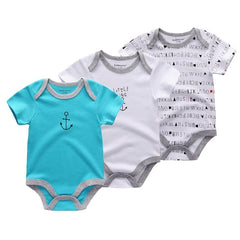 3PCS/Lot Baby Boy Clothes BodysuIts Baby Girl Clothes Unicorn Girls Clothing Unisex 0-12M Baby Bodysuits Roupas de bebe