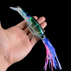 1Pcs 14cm 40g Octopus Fishing Lure 6 Colors Squid Hard Bait High Carbon Steel Hook Octopus Crank For Tuna Sea Allure Tools