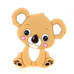 TYRY.HU Silicone Rodent Koala Cartoon Animal BPA Free Rodents Teething Necklace Food Grade Infant Chewable Toys Baby Product