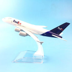 JASON TUTU Original model a380 airbus Boeing 747 airplane model aircraft Diecast Model Metal 1:400 airplane toy Gift collection