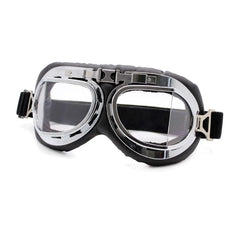 Roaopp Retro Motorcycle Goggles Glasses Vintage Moto Classic Goggles for Harley Pilot Steampunk ATV Bike Copper Helmet