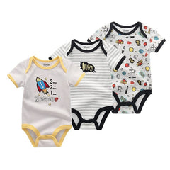 3PCS/Lot Baby Boy Clothes BodysuIts Baby Girl Clothes Unicorn Girls Clothing Unisex 0-12M Baby Bodysuits Roupas de bebe