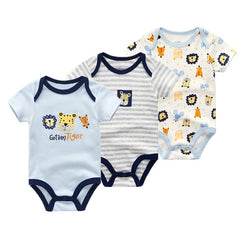 3PCS/Lot Baby Boy Clothes BodysuIts Baby Girl Clothes Unicorn Girls Clothing Unisex 0-12M Baby Bodysuits Roupas de bebe