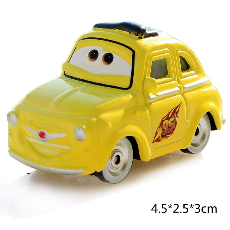 Disney Pixar Cars 2 3 Lightning McQueen Jackson Storm Doc Hudson Mater 1:55 Diecast Metal Alloy Model Car Birthday Gift Boy Toys