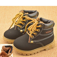 Autumn Winter Baby Boots Toddler Fashion Boots Kids Shoes Boys Girls Snow Boots Girls Boys Plush Fashion Boots Shoes Size 21-30