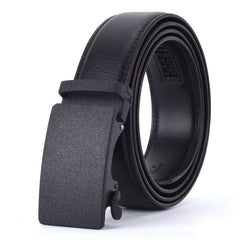 WOWTIGER Fashion Designers Men Automatic Buckle Leather luxury Belt Business Male Alloy buckle Belts for Men Ceinture Homme