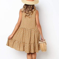 Summer Dress 2021 Women Ruffle Spring  Street Sexy Casual Slim Thin Beach Party O Neck Mini Polka Dot Dress Vestidos De Fiesta