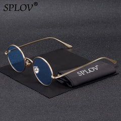 SPLOV Vintage Men Sunglasses Women Retro Punk Style Round Metal Frame Colorful Lens Sun Glasses Fashion Eyewear Gafas sol mujer