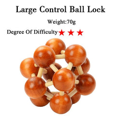 IQ Brain Teaser Kong Ming Lock Lu Ban Lock 3D Wooden Interlocking Burr Puzzles Game Toy For Adults Kids