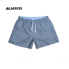 ALSOTO Pocket Quick Dry Swimming Shorts For Men Swimwear Man Swimsuit Swim Trunks Summer Bathing Beach Wear Surf Boxer Briefs