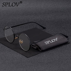 SPLOV Vintage Men Sunglasses Women Retro Punk Style Round Metal Frame Colorful Lens Sun Glasses Fashion Eyewear Gafas sol mujer