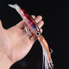 1Pcs 14cm 40g Octopus Fishing Lure 6 Colors Squid Hard Bait High Carbon Steel Hook Octopus Crank For Tuna Sea Allure Tools