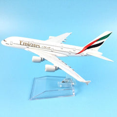 JASON TUTU Original model a380 airbus Boeing 747 airplane model aircraft Diecast Model Metal 1:400 airplane toy Gift collection