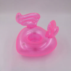 Mini Water Coasters Floating inflatable cup holder Swimming pool drink float toy inflatable circle Pool Coasters Swan Flamingo