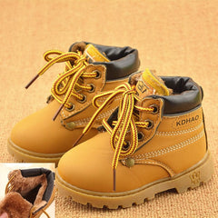 Autumn Winter Baby Boots Toddler Fashion Boots Kids Shoes Boys Girls Snow Boots Girls Boys Plush Fashion Boots Shoes Size 21-30