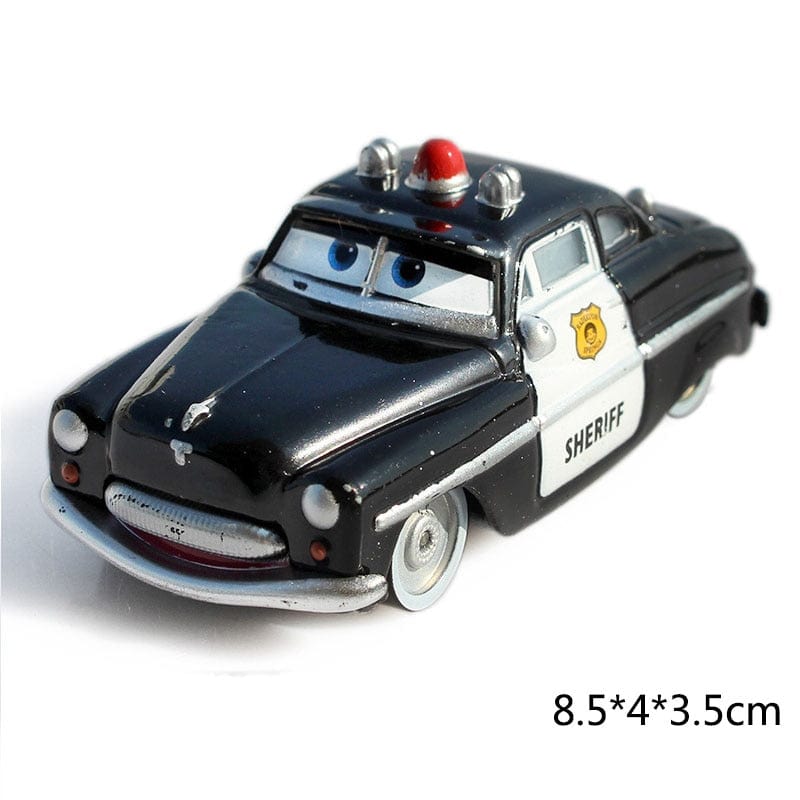 Disney Pixar Cars 2 3 Lightning McQueen Jackson Storm Doc Hudson Mater 1:55 Diecast Metal Alloy Model Car Birthday Gift Boy Toys