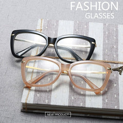 Women Metal Legs Designer Optical Eyeglasses Prescription Rim Spectacles for Women Eyewear Glasses Frame Fashion Styles