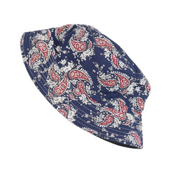 FOXMOTHER New Vintage Hip Hop Paisley Bucket Hats Black Navy Chapeau Femme Caps Gorro Bucket Mens