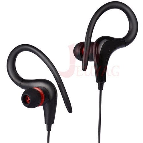 MEUYAG 3.5mm Ear Hook Stereo earphone Sport Running Headset Earbuds Bass Earphones With Mic For iPhone Samsung IOS Android