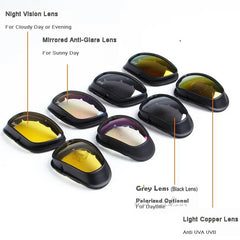 Tactical Polarised Glasses Military Goggles Army Sunglasses with 4 Lens Original Box Men Shooting Hiking Eyewear Gafas