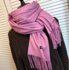 2021 Women Cashmere Scarves With Tassel Lady Winter Autumn Long Scarf High Quality Keep Warm Female Shawl Thicker Men Scarf