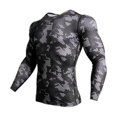 Men's Fitness Running Tights Gym training pants Camouflage Tracksuit Compression pants Jogging clothing leggings rashgard men