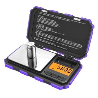 Digital Mini Scale 200g 0.01g Pocket Scale with 50g Calibration Weight Electronic Smart Scale for Food Tablets Jewelry - Wowza