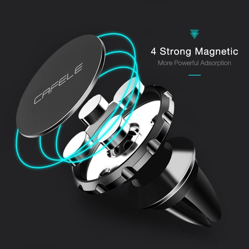 Cafele Car Phone Holder Magnetic Air Vent Magnet Car Smartphone Holder For Xiaomi Cell Phone Car Mobile Support Mount Universal