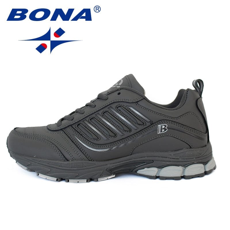 BONA New Most Popular Style Men Running Shoes Outdoor Walking Sneakers Comfortable Athletic Shoes Men  For Sport