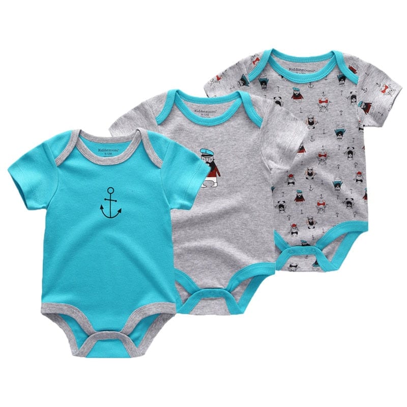 3PCS/Lot Baby Boy Clothes BodysuIts Baby Girl Clothes Unicorn Girls Clothing Unisex 0-12M Baby Bodysuits Roupas de bebe