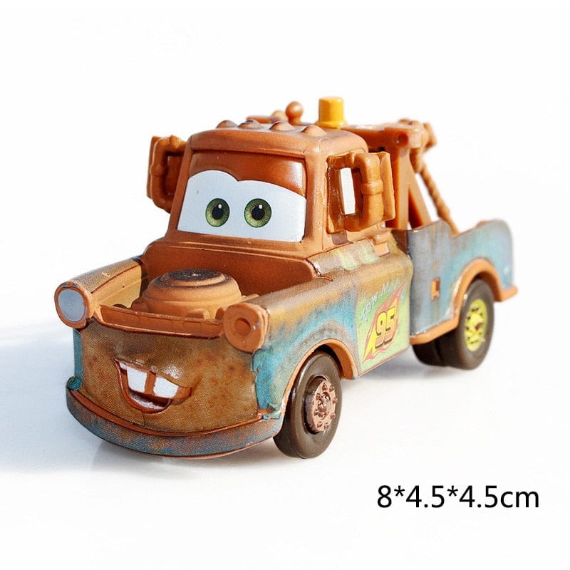 Disney Pixar Cars 2 3 Lightning McQueen Jackson Storm Doc Hudson Mater 1:55 Diecast Metal Alloy Model Car Birthday Gift Boy Toys