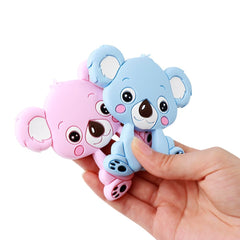 TYRY.HU Silicone Rodent Koala Cartoon Animal BPA Free Rodents Teething Necklace Food Grade Infant Chewable Toys Baby Product