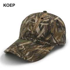 KOEP New Camo Baseball Cap Fishing Caps Men Outdoor Hunting Camouflage Jungle Hat Airsoft Tactical Hiking Casquette Hats