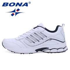 BONA New Most Popular Style Men Running Shoes Outdoor Walking Sneakers Comfortable Athletic Shoes Men  For Sport