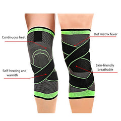 Men Women Knee Support Compression Sleeves Joint Pain Arthritis Relief Running Fitness Elastic Wrap Brace Knee Pads With