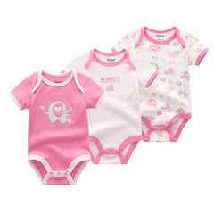 3PCS/Lot Baby Boy Clothes BodysuIts Baby Girl Clothes Unicorn Girls Clothing Unisex 0-12M Baby Bodysuits Roupas de bebe