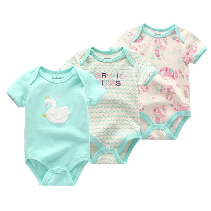 3PCS/Lot Baby Boy Clothes BodysuIts Baby Girl Clothes Unicorn Girls Clothing Unisex 0-12M Baby Bodysuits Roupas de bebe