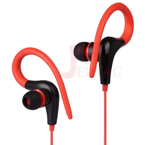 MEUYAG 3.5mm Ear Hook Stereo earphone Sport Running Headset Earbuds Bass Earphones With Mic For iPhone Samsung IOS Android