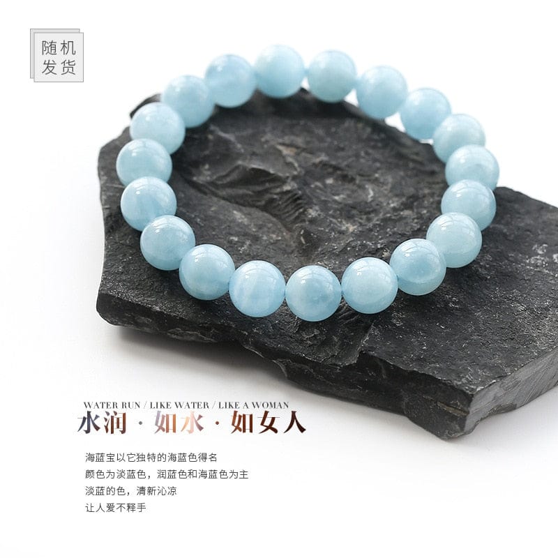 Natural Bracelet Single Circle Crystal Bracelet Jewelry 6-10mm Beads Romantic Casual Crystal Yoga Bracelet
