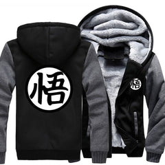 Autumn Winter Jackets Anime Sweatshirt Men Fashion Streetwear Fleece Hoody Men's Sportswear  Jacket