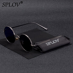 SPLOV Vintage Men Sunglasses Women Retro Punk Style Round Metal Frame Colorful Lens Sun Glasses Fashion Eyewear Gafas sol mujer