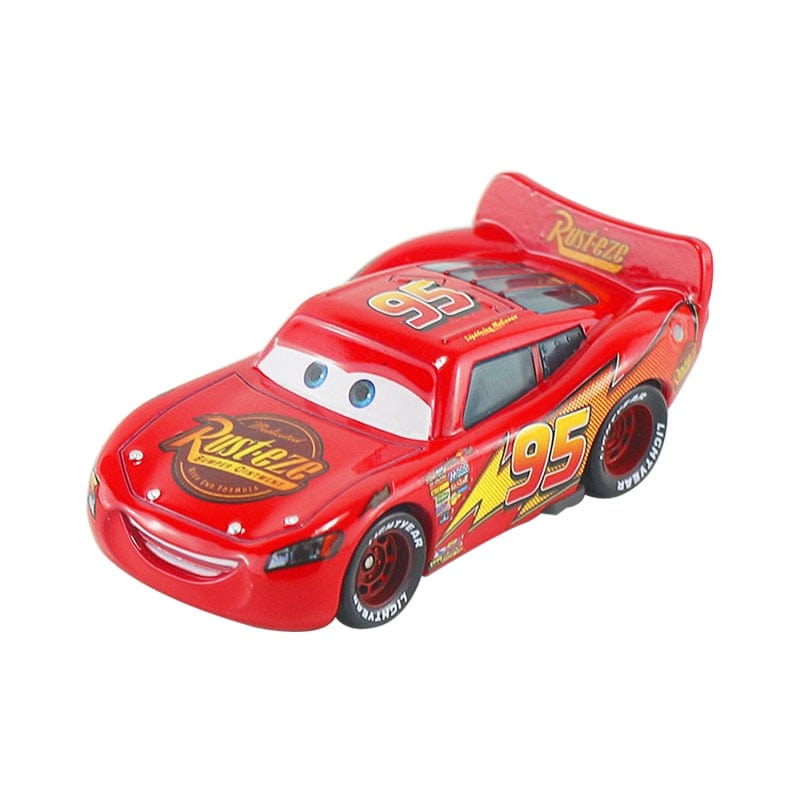 Disney Pixar Cars 2 3 Lightning McQueen Jackson Storm Doc Hudson Mater 1:55 Diecast Metal Alloy Model Car Birthday Gift Boy Toys