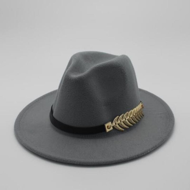 Special Felt Hat Men Fedora Hats with Belt Women Vintage Trilby Caps Wool Fedora Warm Jazz Hat Chapeau Femme feutre Panaman hat